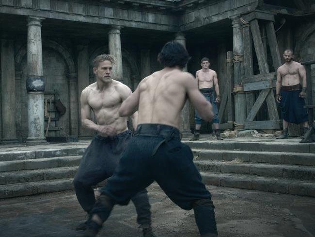 Hunnam and Ritchie’s Arthur is a street brawler who doesn’t know he’s the rightful king. Picture: Warner Bros Pictures