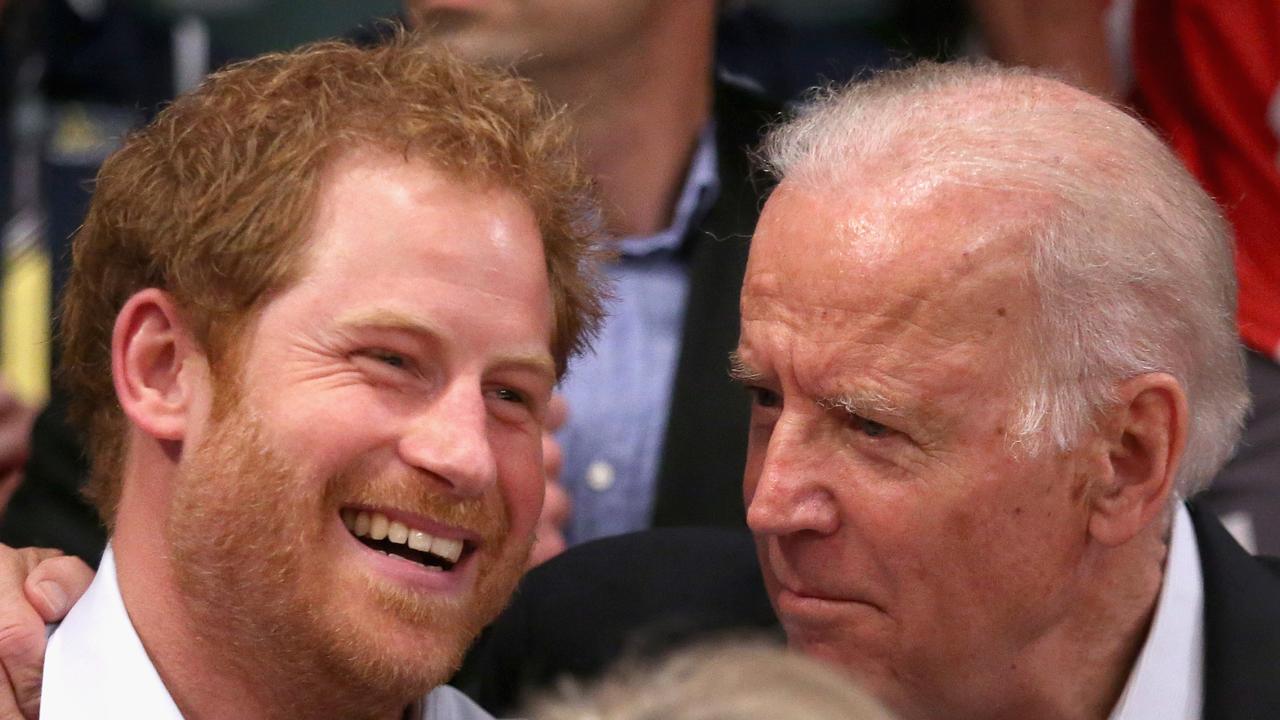 Prince Harry didn’t comment on close friend Joe Biden’s decision to pull troops out of Afghanistan.