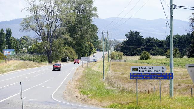 Huon Highway intersection. PICTURE: MATT THOMPSON