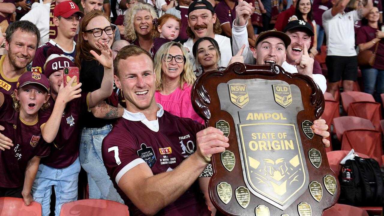 Daly Cherry-Evans is still the Maroons’ first-choice halfback. Picture: Bradley Kanaris/Getty Images