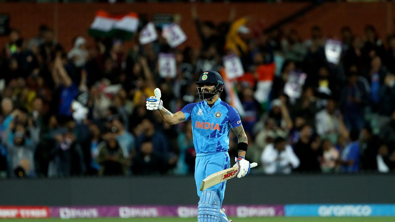 Virat Kohli led India to another win in the T20 World Cup. Photo: AFP