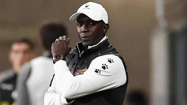 Premier League great Dwight Yorke has made an immediate impact as coach at Macarthur FC. Picture: Cameron Spencer/Getty Images