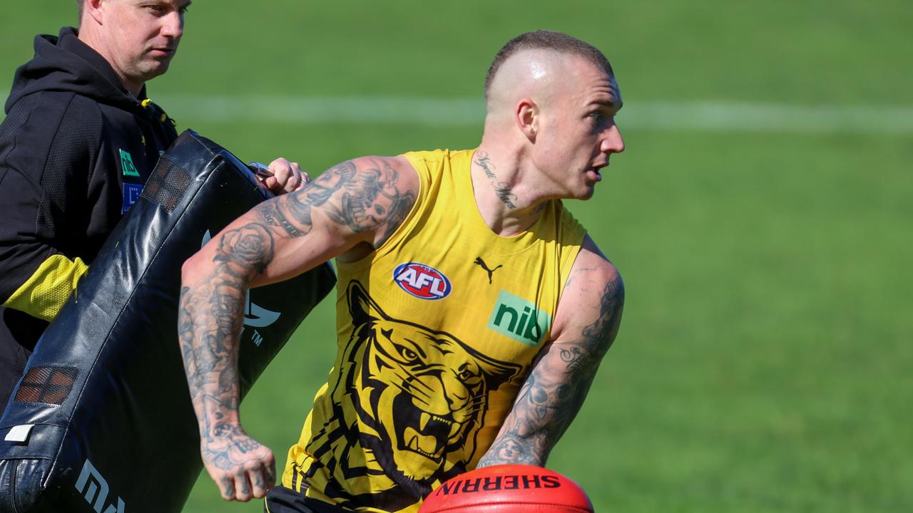 Dustin Martin is set to return for the elimination final. Picture: Brendan Beckett