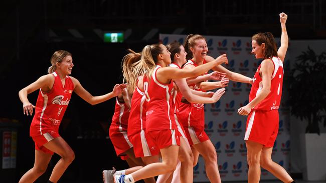 North Adelaide legend Jo Hill, pictured after her MVP performance in North Adelaide’s grand final win last year, has retired. Picture: AAP/Mark Brake