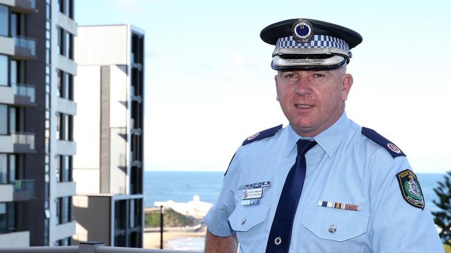 Assistant Commissioner Peter McKenna at Newcastle Police Station. Picture: Peter Lorimer.