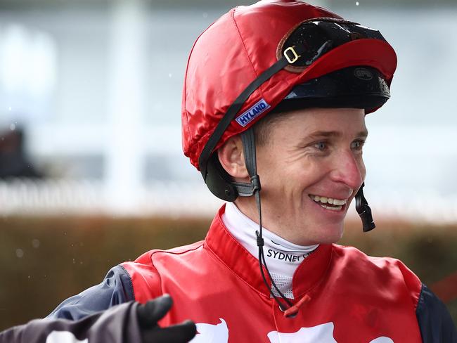 HAWKESBURY, AUSTRALIA - MAY 04:  James Mcdonald riding Schwarz wins Race 7 Workers Club Group Hawkesbury Guineas during "Hawkesbury Cup Day" - Sydney Racing at Hawkesbury Racecourse on May 04, 2024 in Hawkesbury, Australia. (Photo by Jeremy Ng/Getty Images)