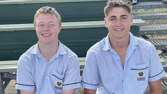 PBC SHS Walters Cup Year 10 halves, Harrison Doherty and Taj Lateo.