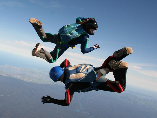 Kate said she never expected to find a soulmate when she took up skydiving.