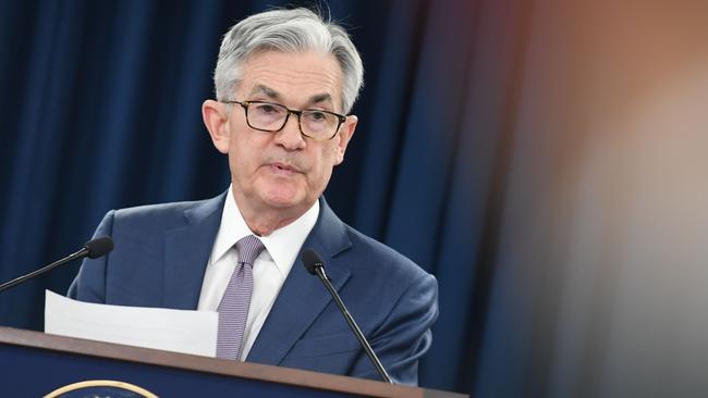 US Federal Reserve Chairman Jerome Powell. Picture: AFP