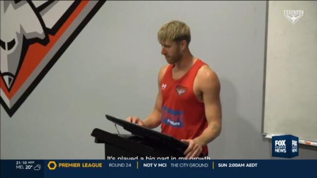 Dyson Heppell steps down as Essendon captain