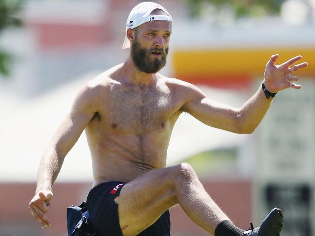 Max Gawn looks in ripping nick this summer. Pic: Getty Images