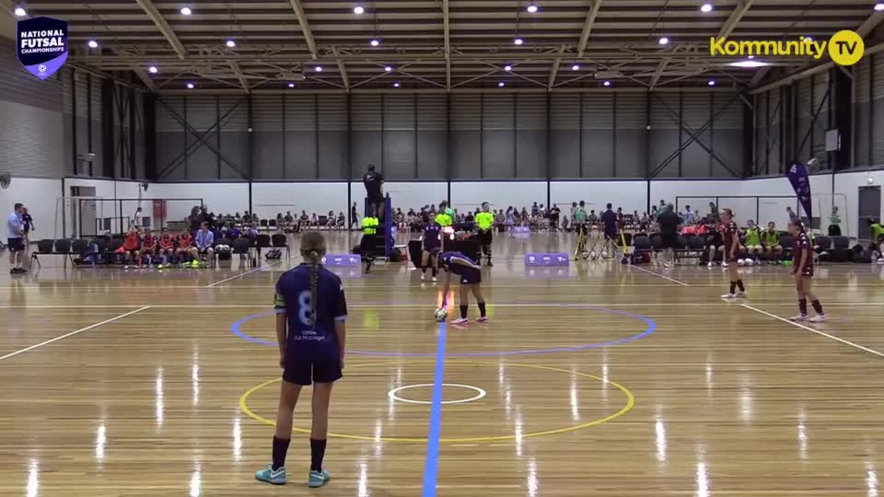 Replay: Football Queensland White v Football NSW Storm (U13 Girls) -  2025 National Futsal Championships Day 1