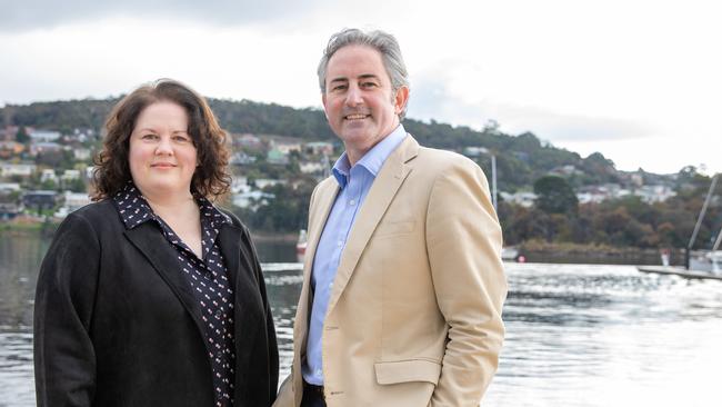 Allison Richie and Brendan Blomeley Picture: Linda Higginson