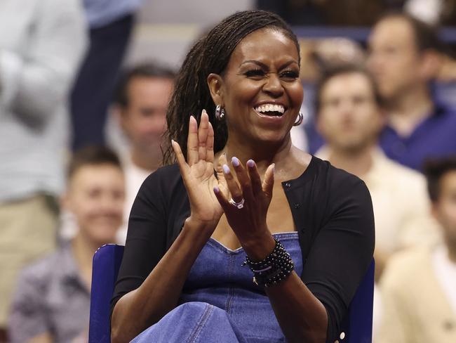 Michelle Obama is said to be the only person who could beat Donald Trump. Picture: GC Images