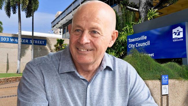 Senior civil servant John Oberhardt has been named as a special adviser to Townsville City Council. (Inset photo: LinkedIn/John Oberhardt)