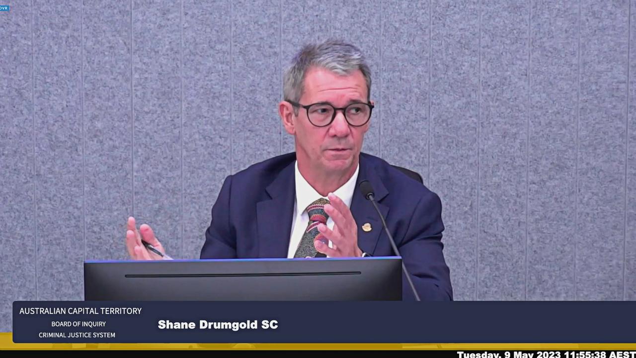 Chief Prosecutor Shane Drumgold SC was also grilled over whether or not he was unfair to former Liberal minister Linda Reynolds. Picture: Supplied.