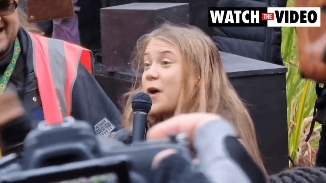 Greta Thunberg denounces G20 leaders for "whatever the f*** they are doing there"