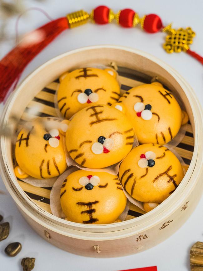 Din Tai Fung’s tiger dumplings. Picture: Supplied