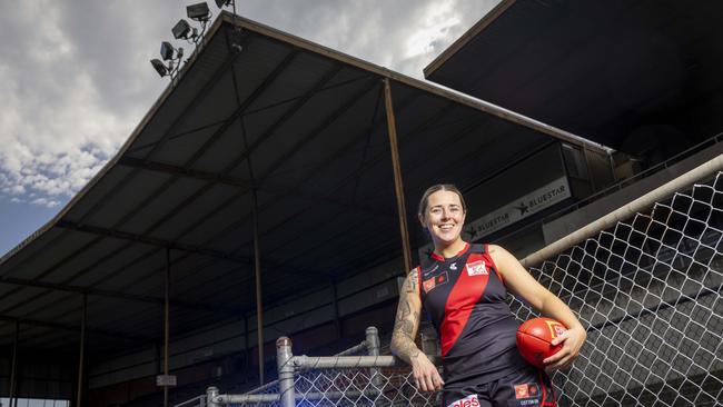 Wuetschner retired from AFLW at the end of the 2023 season. Picture: Wayne Taylor