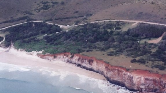 Red Cliff pictured after the murder.