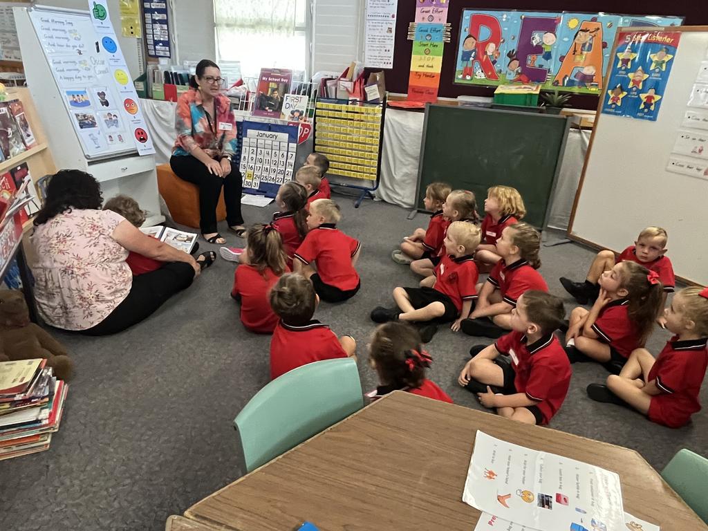 The Prep students at Tinana State School.