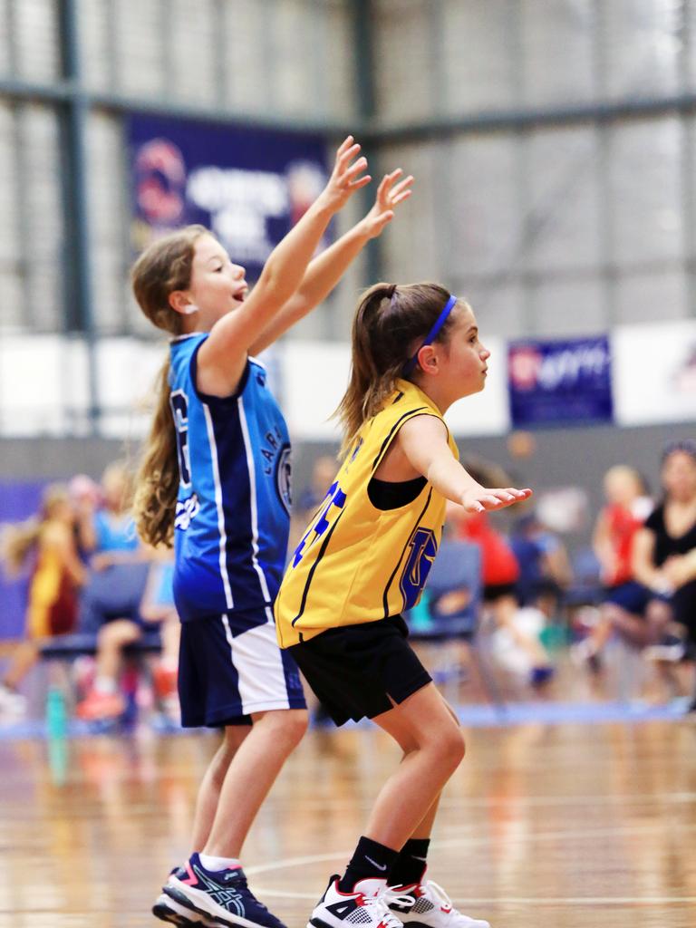 Geelong Wildcats v Lara Giants. Under 10s junior basketball at Geelong Arena courts on Saturday morning. Picture: Alan Barber