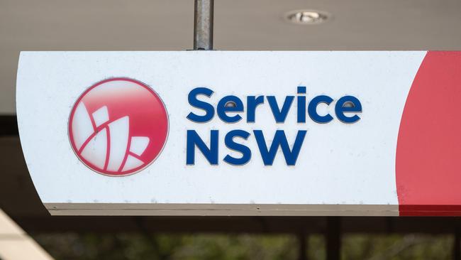 SYDNEY, AUSTRALIA - NewsWire Photos December 9, 2020: Signage at a Service NSW office in Haymarket, Sydney Picture: NCA NewsWire / James Gourley