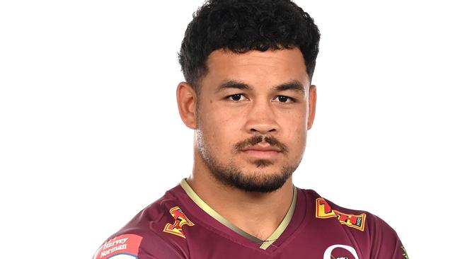 BRISBANE, AUSTRALIA - JANUARY 27: Hunter Paisami poses during the Queensland Reds Super Rugby 2022 headshots session at Suncorp Stadium on January 27, 2022 in Brisbane, Australia. (Photo by Bradley Kanaris/Getty Images for Rugby Australia)