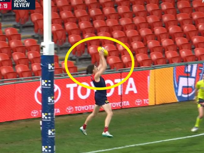 Jake Lever's mark was sent up for review