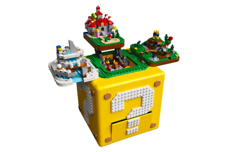 LEGO Super Mario 64 Question Mark Block Set Picture: Supplied