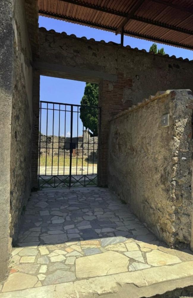 House of the Vestals is described as one of the most sophisticated and impressive houses in Pompeii at the time of Vesuvius. Picture: Jam Press