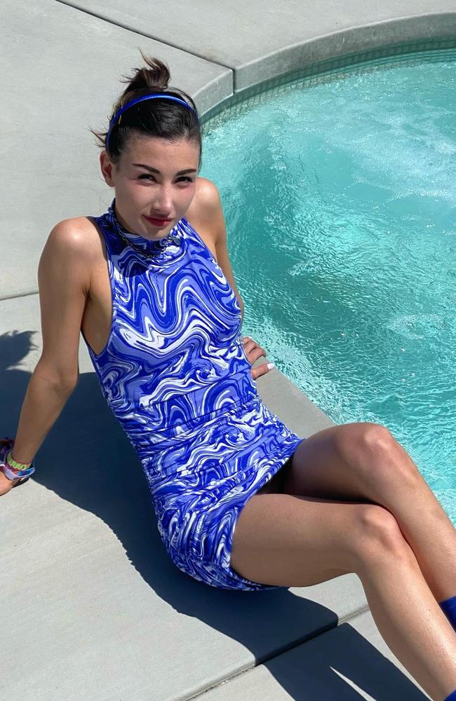 Her joke about it being “too hot” in LA did not land well with her followers. Picture: Instagram/MegDeAngelis