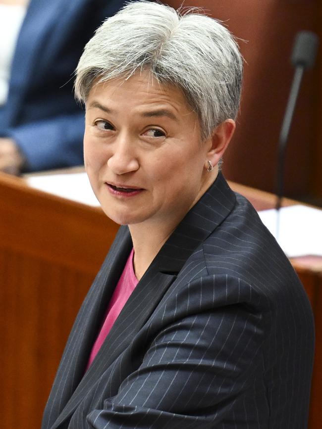 Foreign Minister Penny Wong. Picture: NewsWire/Martin Ollman