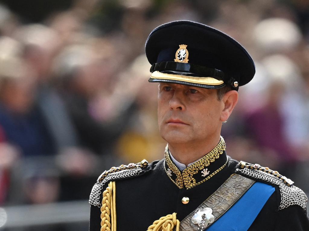 The new Duke of Edinburgh, Prince Edward. Picture: AFP