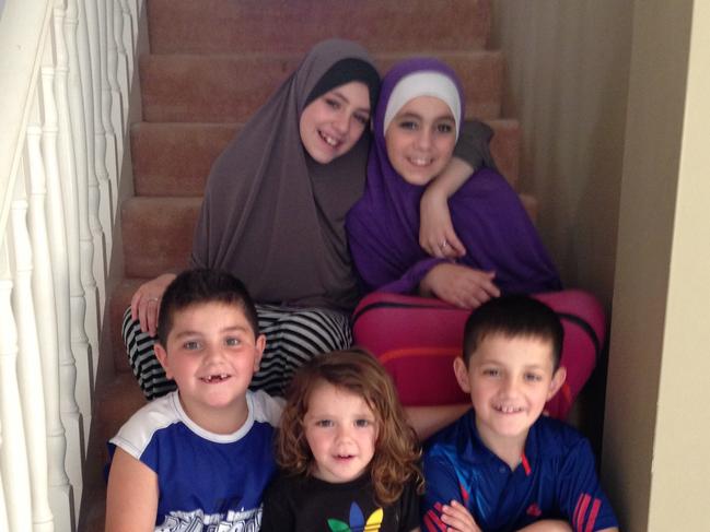 The children of slain Australian Islamic State terrorist Khaled Sharrouf. Picture: Supplied