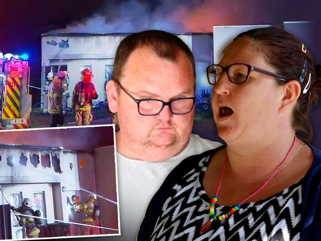 Keven and Rhiannon Watherston pleaded guilty to arson. Picture: Newswire