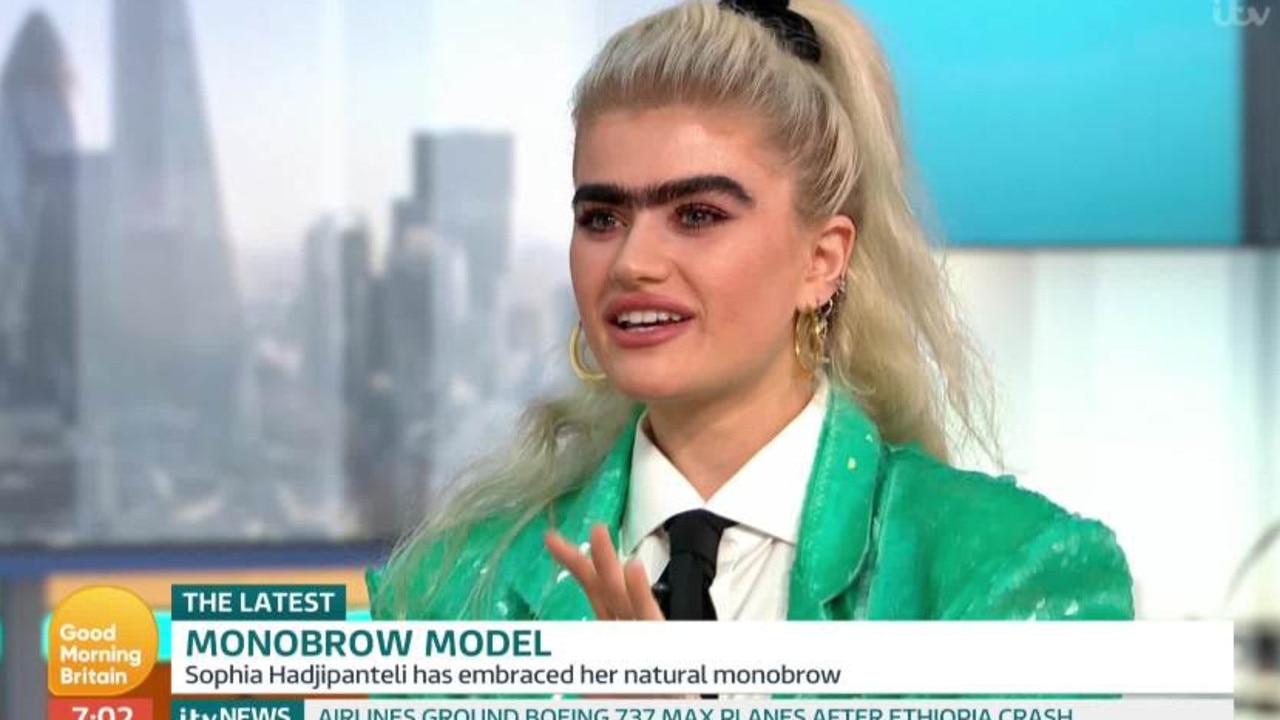 She hopes her #unibrowmovement and body positive message will inspire others. Picture: ITV