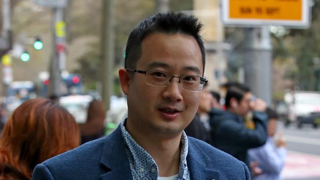 A man believed to be Alex Wu or Wood appears at ICAC during a six-week inquiry into an alleged scheme by NSW Labor and Chinese donors to circumvent the state's electoral funding laws. Picture: Toby Zerna