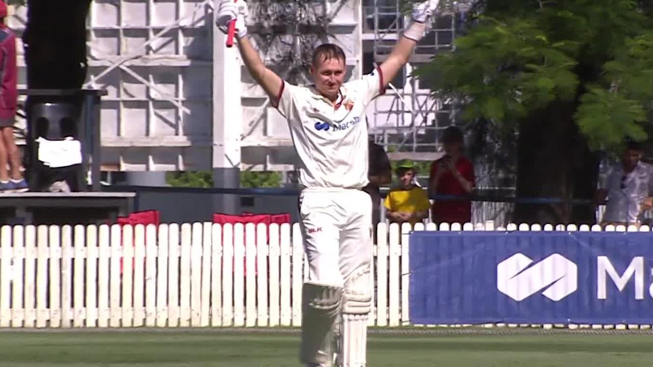 Marnus Labuschagne has batted Queensland into a position of supreme power in the Sheffield Shield final.