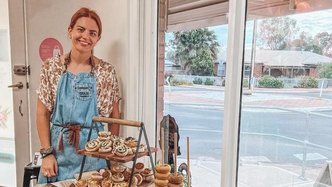 Jordan McCarthy has been pleasantly surprised by the interest in her incredible grazing tables as she's seen her small business garnering rave reviews from customers. Picture: Isaac Selby