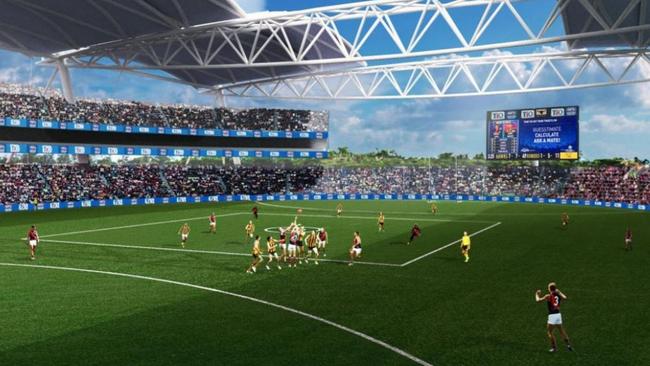 Proposed AFL Stadium in Darwin.