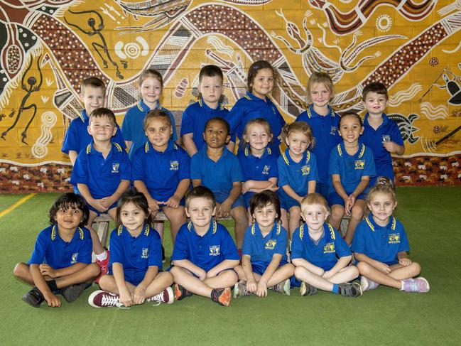 My First Year 2023: Oakey State School Prep KD students, February 2023. Picture: Bev Lacey