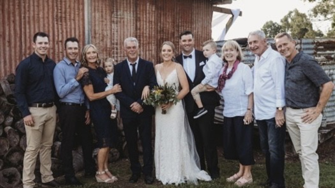 Robert Grady and his extended family.