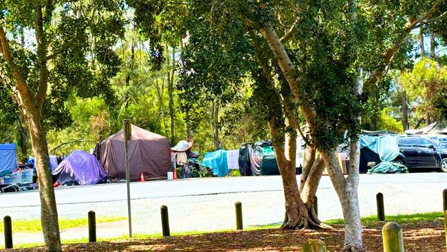 Council, police evict 50 campers from city park