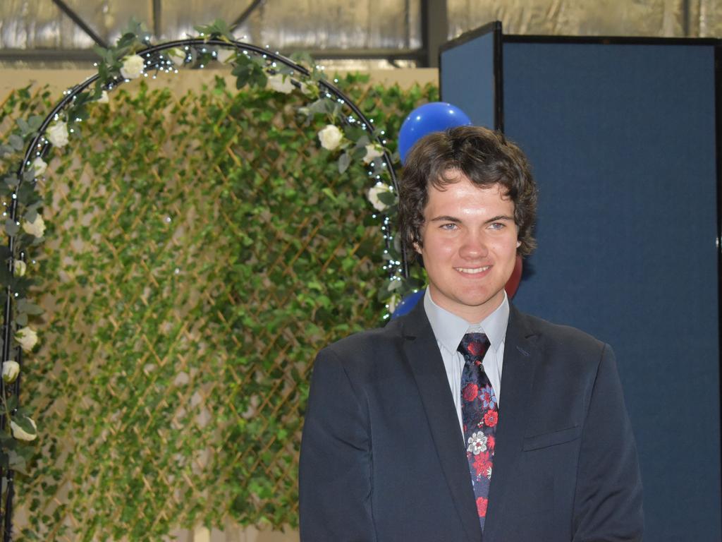 Christopher Gasparin at Stanthorpe State High School's 2023 formal (Photo: NRM)