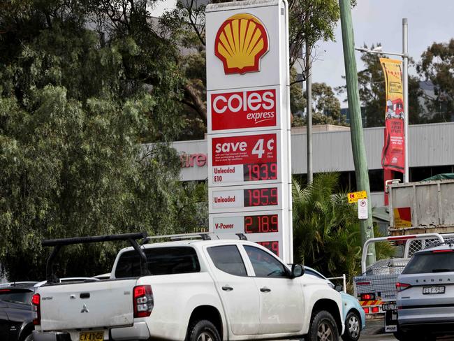 The latest rise comes as petrol prices soar again. Picture: NCA NewsWire / Damian Shaw