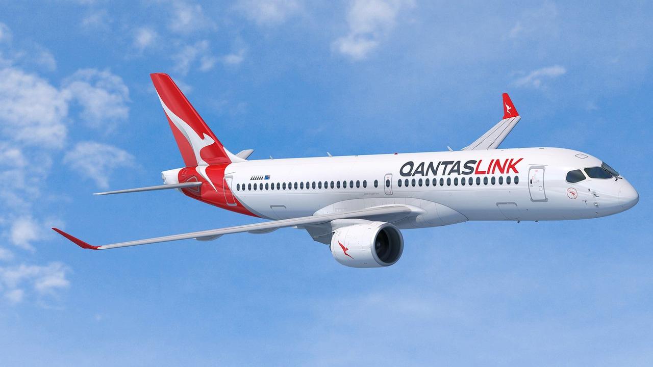 Qantas’s new aircraft – Airbus A220 – is currently under construction.