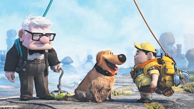 Moving and funny ... Dug from the Pixar movie, 'Up'.