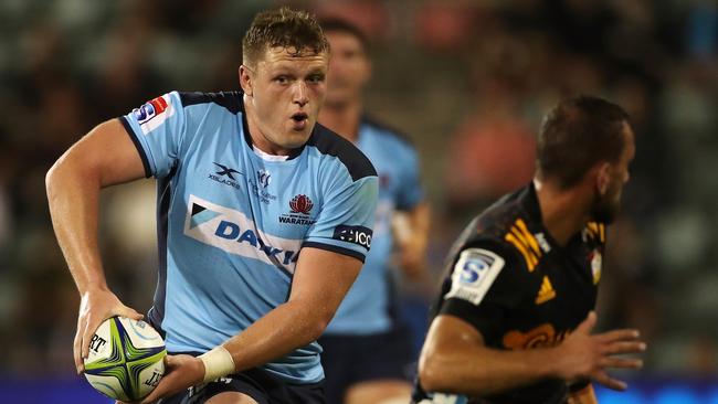 Young Waratahs prop Angus Bell had a great learning experience against the Reds. Picture: Getty Images