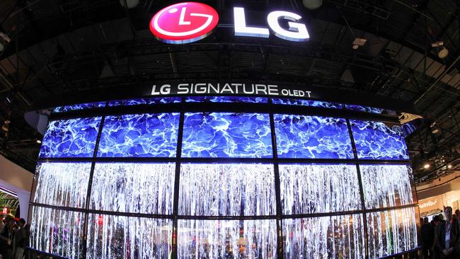 LG debuted transparent TVs in 2024 at CES. (Photo by Ethan Miller / GETTY IMAGES NORTH AMERICA / Getty Images via AFP)